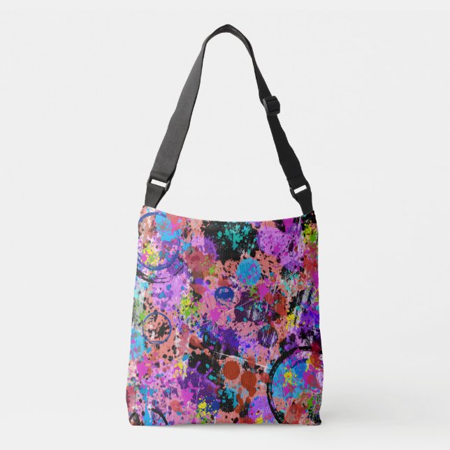 Bolso Cruzado Galaxy Graffiti (Anverso)