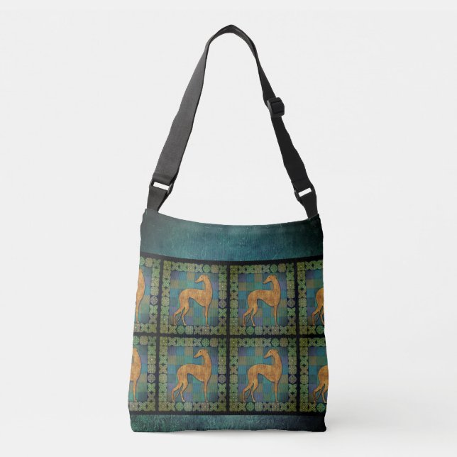 Bolso Cruzado Galgo estilizado “Fergulia " (Anverso)