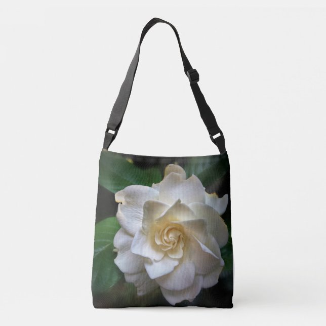 Bolso Cruzado Gardenia blanca (Reverso)