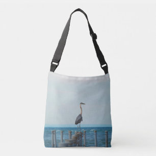 Bolso Cruzado Garza azul marina náutica