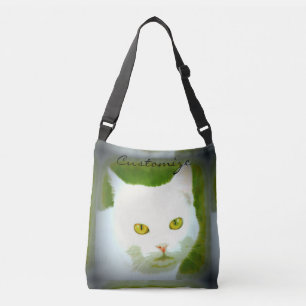 Bolso Cruzado gato blanco Thunder_Cove