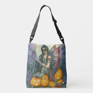 Bolso Cruzado Gato de hadas de la calabaza del cráneo del azúc