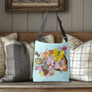 Bolso Cruzado Gato de Pascua Naranja