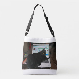 Bolso Cruzado Gato del ordenador