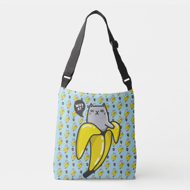 Bolso Cruzado Gato en banana (Anverso)