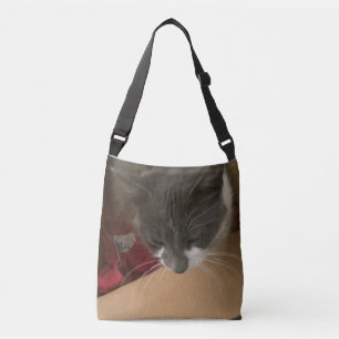 Bolso Cruzado Gato en la caja