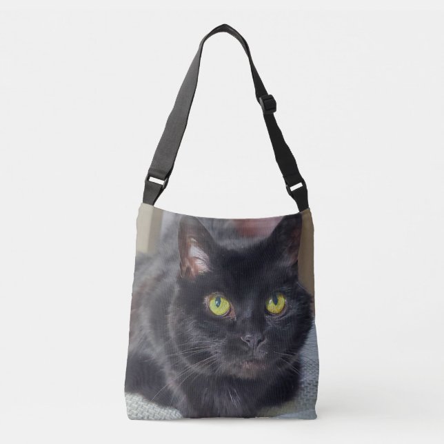 Bolso Cruzado Gato negro (Anverso)