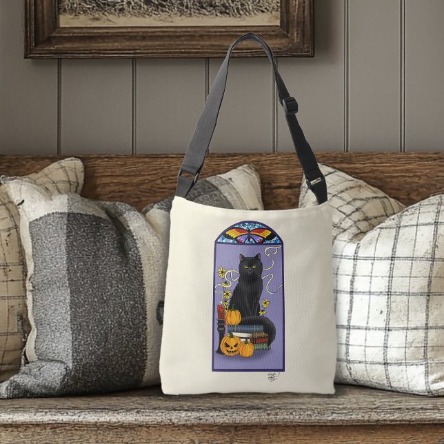 Bolso Cruzado Gato negro de Art Nouveau (Subido por el creador)
