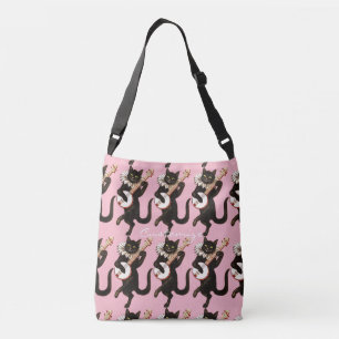 Bolso Cruzado Gato que toca el banjo Thunder_Cove