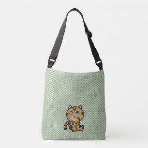 Bolso Cruzado gato y helado