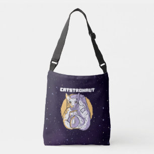 Bolso Cruzado Gatoastronauta Gato Cosmonauta