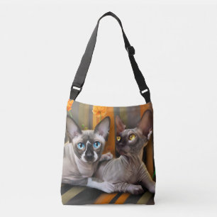Bolso Cruzado Gatos de Sphynx