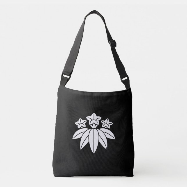 Bolso Cruzado Genciana de estilo bambú (Anverso)