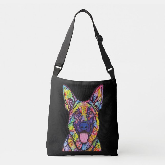 Bolso Cruzado German Shepherd Dog Lovers (Anverso)
