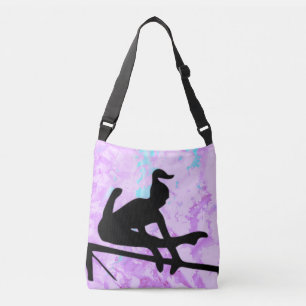 Bolso Cruzado Gimnasia Púrpura / Azul Barras desiguales Personal