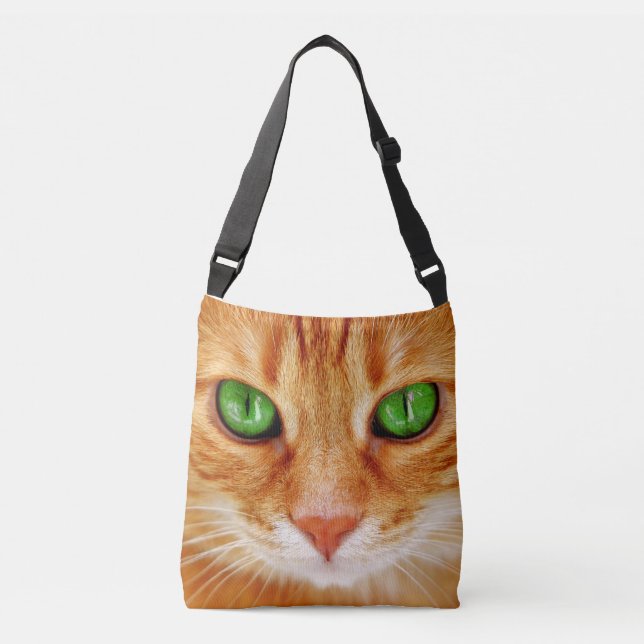 BOLSO CRUZADO GINGER CAT PURSES, POR TODO EL TOTE DE IMPRESIÓN (Anverso)