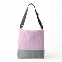 Gingham_Deep rosado Gris-Tote-Bolso-Multi-SZ