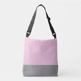 Bolso Cruzado Gingham_Deep rosado Gris-Tote-Bolso-Multi-SZ