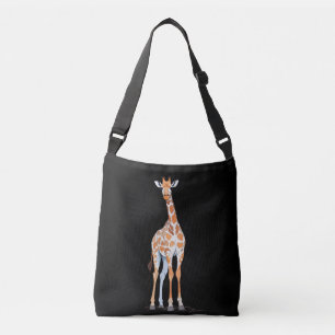 Bolso Cruzado Giraffe Vector Art con colores vibrantes