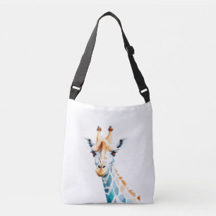 Bolso Cruzado Giraffe Vector Art con colores vibrantes