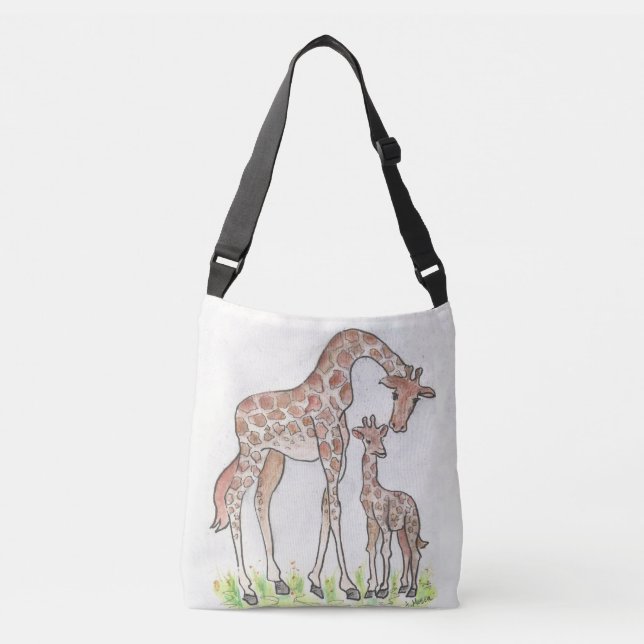 Bolso Cruzado Giraffe y su ternera (Anverso)