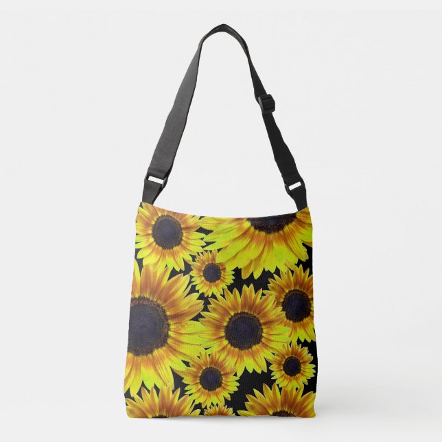 Bolso Cruzado Girasol amarillo brillante - (Anverso)