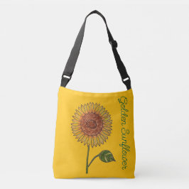 Bolso Cruzado Girasol dorado