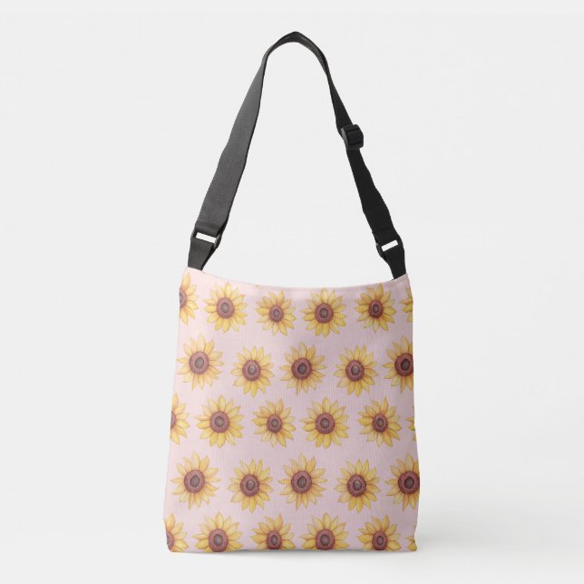 Bolso Cruzado "Girasoles" (Anverso)