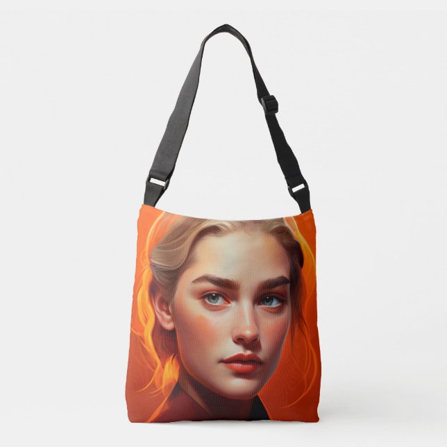 Bolso Cruzado Girl with blue eyes (Anverso)