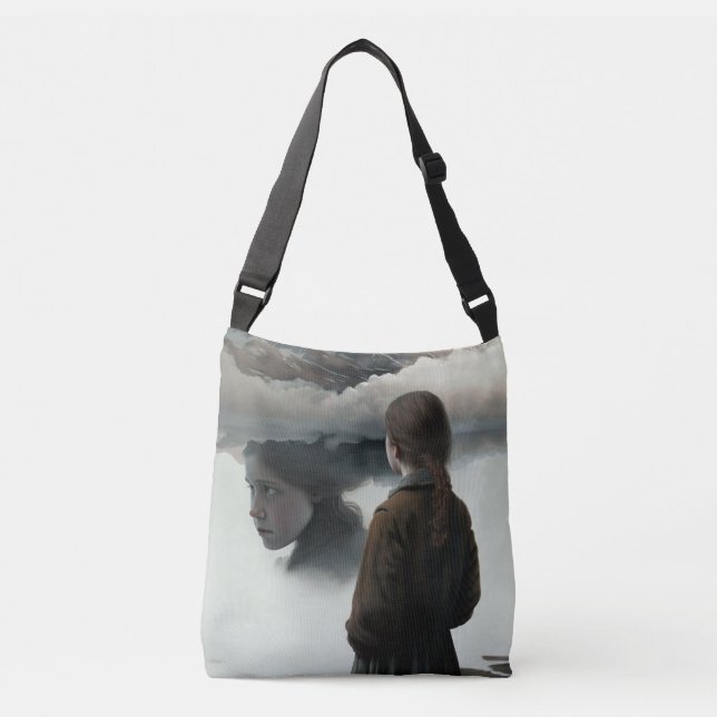 Bolso Cruzado Girl with clouds (Anverso)