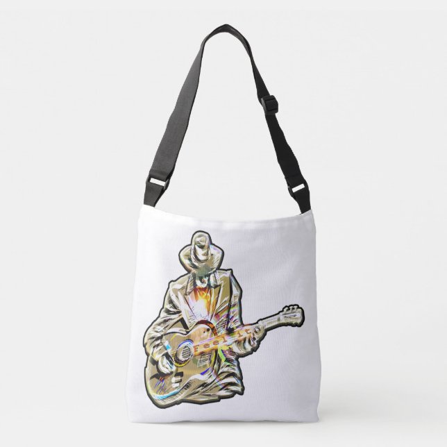 Bolso Cruzado Gitarren Blues Mann - Feel it   (Anverso)