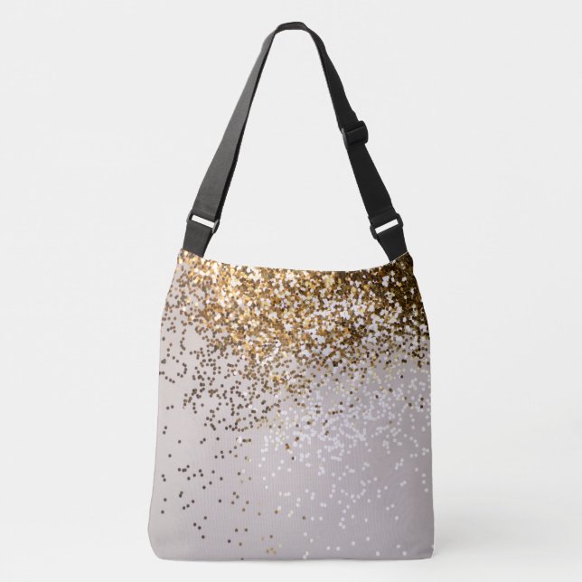 Bolso Cruzado Glam Purpurina de oro Glam #3 (Purpurina falso) (Anverso)