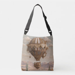 Bolso Cruzado Globo de aire caliente de Steampunk