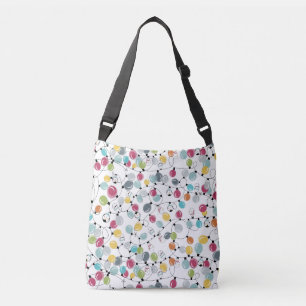 Bolso Cruzado Globos de Navidades de Neon Pingüino