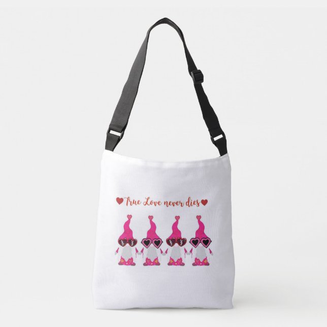 Bolso Cruzado gnomos de amor (Anverso)