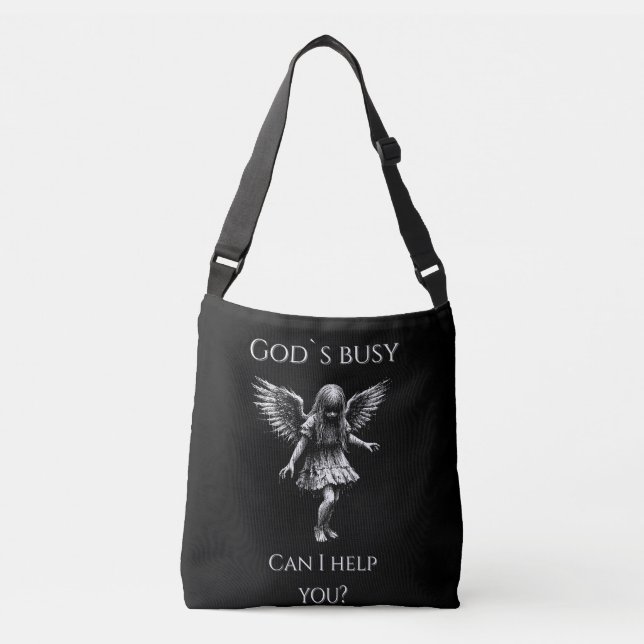 Bolso Cruzado God’s Busy – Demon Girl (Anverso)