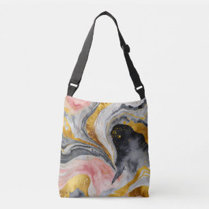 Bolso Cruzado Golden Marble Whirls