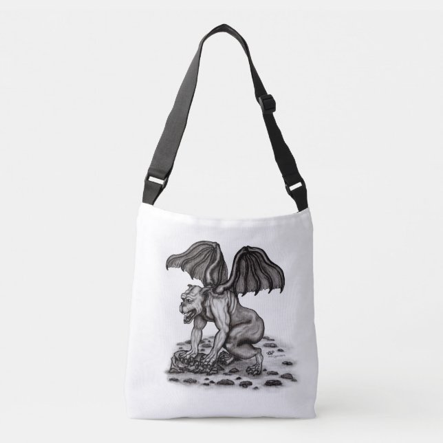 Bolso Cruzado Golem Gargoyle (Anverso)