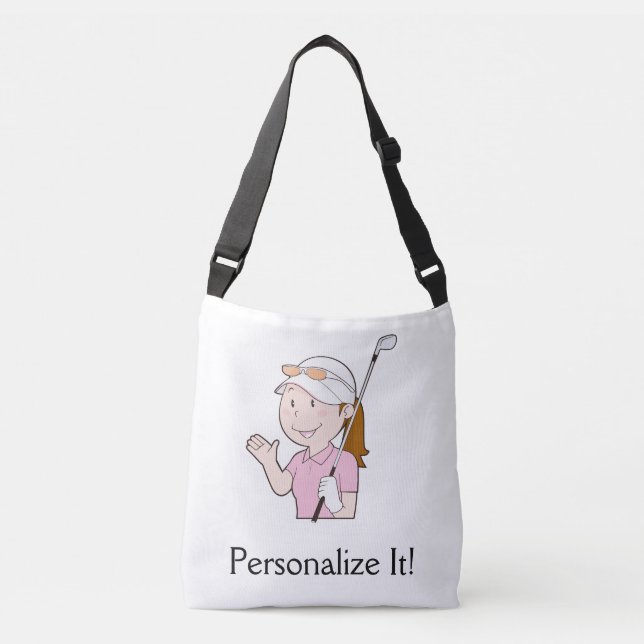 Bolso Cruzado Golfista femenina (Anverso)