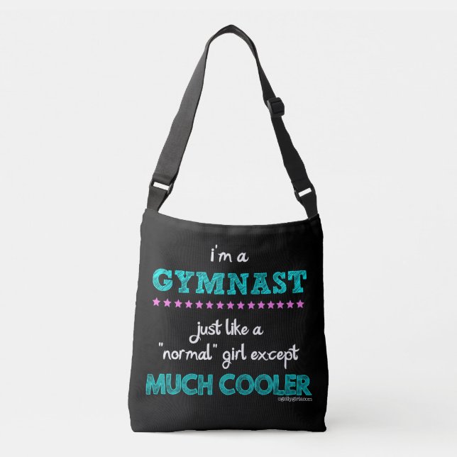 Bolso Cruzado Golly chicas - soy gimnasta (Anverso)
