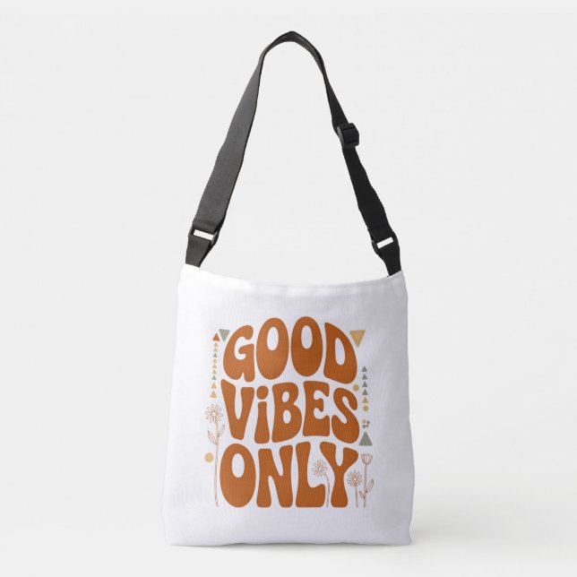 Bolso Cruzado Good Vibes Only  (Anverso)