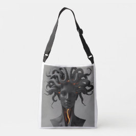 Bolso Cruzado Gorgon Abstract Graphite Tote Bag