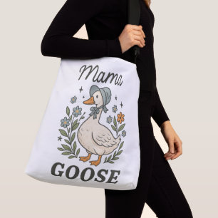 Bolso Cruzado Gorro Floral Mama Ganso Caprichoso Lindo