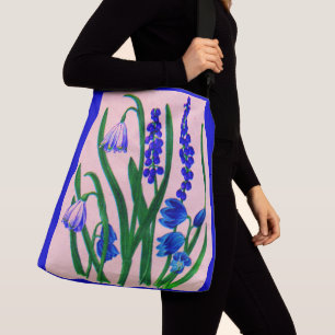 Bolso Cruzado gotas de nieve y cilla