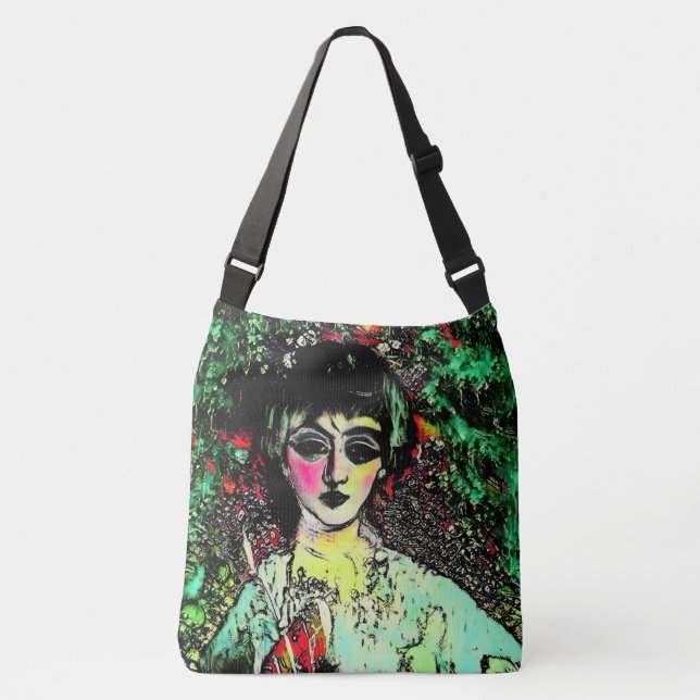 Bolso Cruzado Gothic Beauty Portrait  (Anverso)