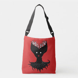 Bolso Cruzado Gótico Witchy Demon Chica Horror