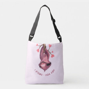 Bolso Cruzado Graciosa sonrisa romántica eslogan cruz-cuerpo son