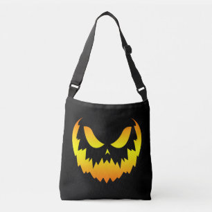 Bolso Cruzado Gradiente de cara de calabaza Jack O Lantern