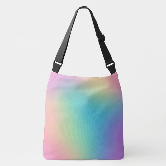 Bolso Cruzado Gradiente grandioso del arcoiris (Anverso)