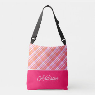 Bolso Cruzado Gradiente rosa Gran Funda Y Banda Crossbody